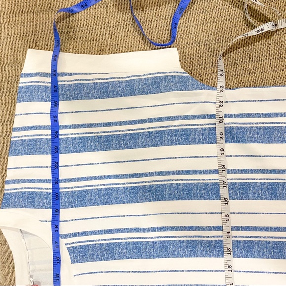 NWT Denim Striped Batwing Sleeve Dress - Picture 10 of 12